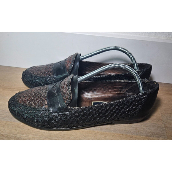 Cole Haan Bergamo Handmade Italian Leather Woven Loafers - Size C10 main image 4